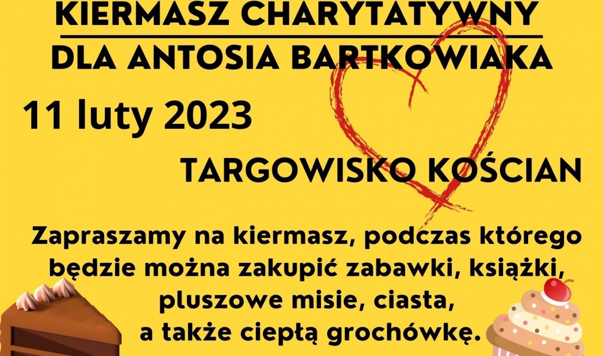 Kiermasz charytatywny dla Antosia już w sobotę!