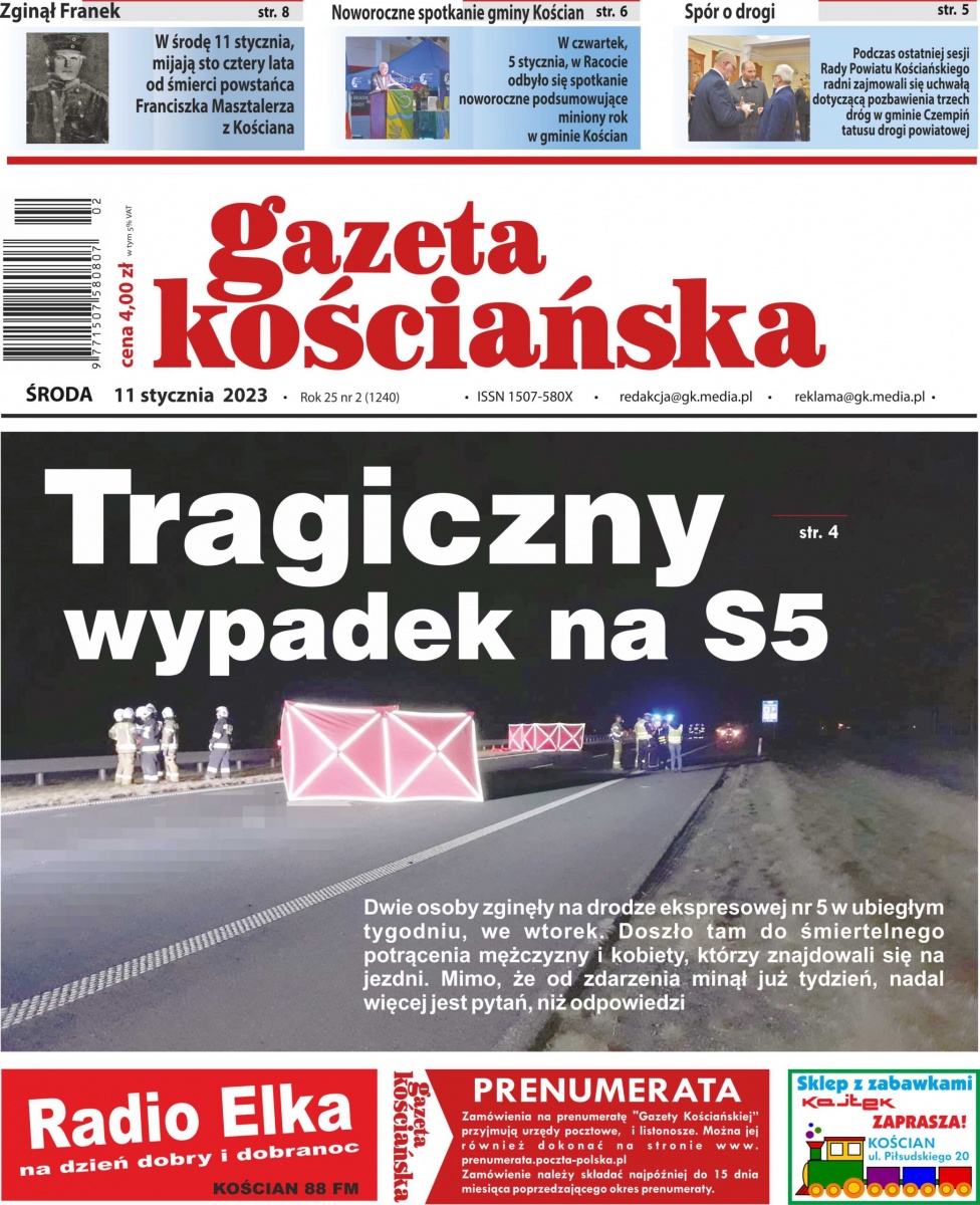 Najnowszy numer Gazety Kościańskiej!