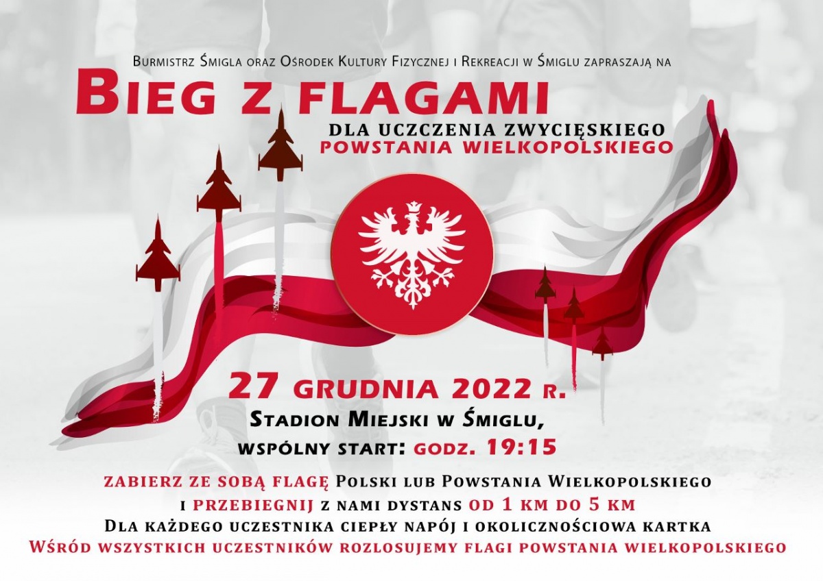 Bieg z Flagami w najbliższy wtorek!