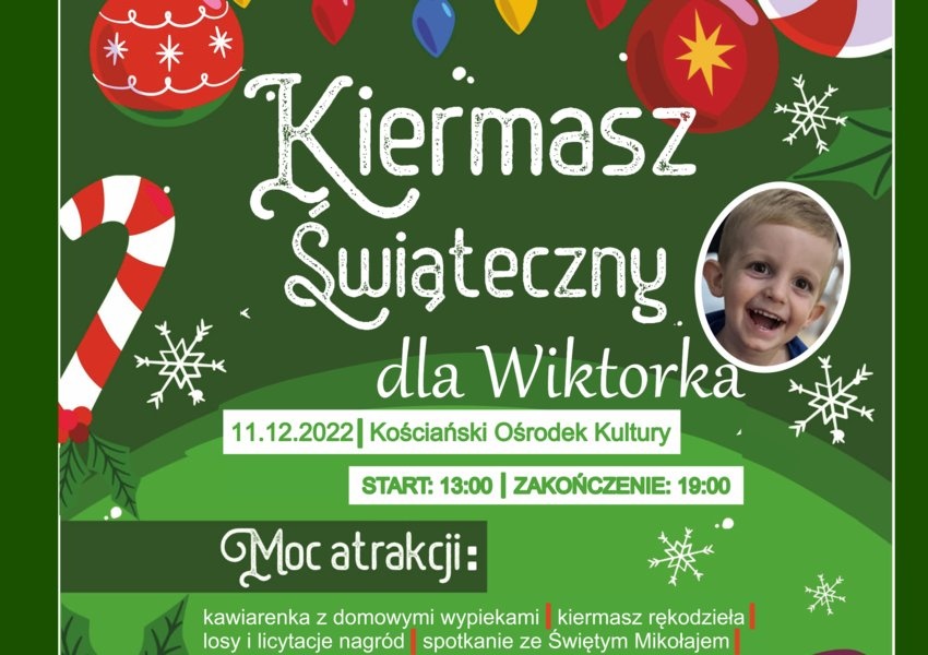 Kiermasz dla Wiktorka już jutro!