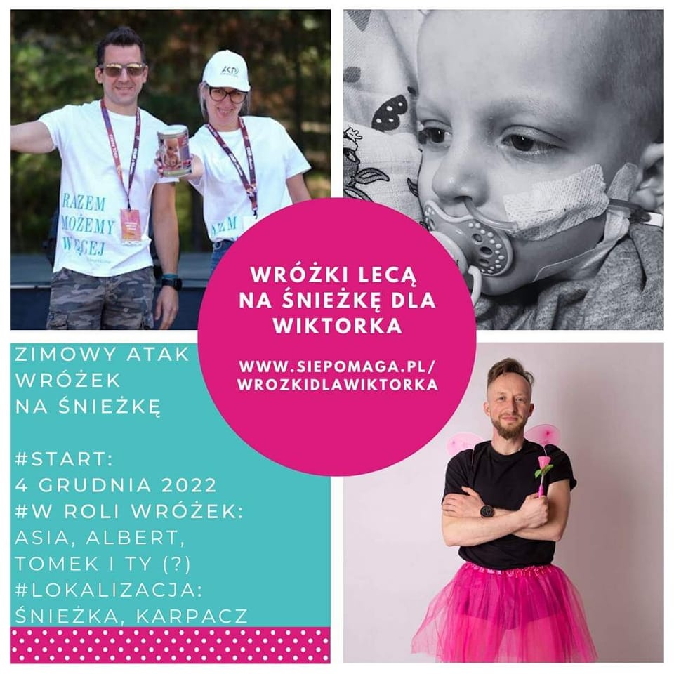 Wejdą na Śnieżkę w strojach... wróżek. Dla Wiktorka!