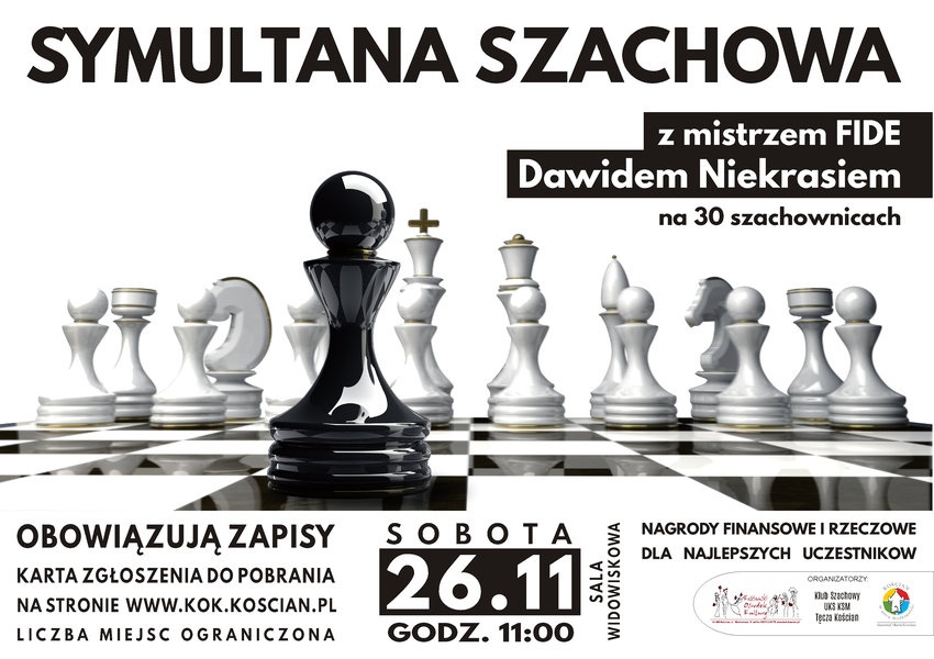 Symultana szachowa z mistrzem już w sobotę!