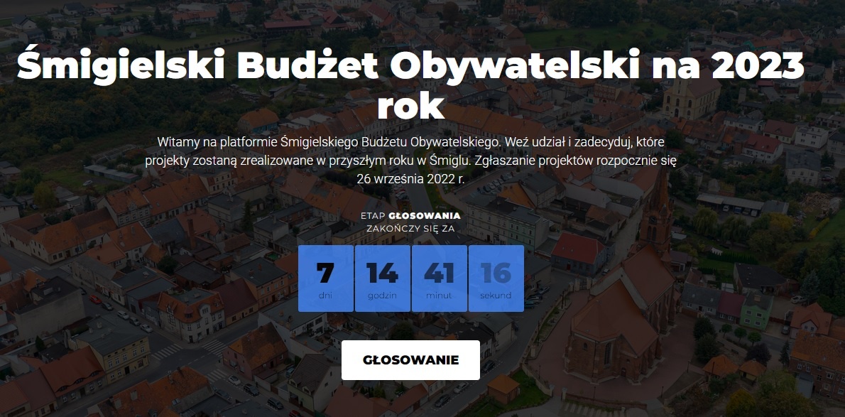 Śmigielski Budżet Obywatelski - trwa głosowanie