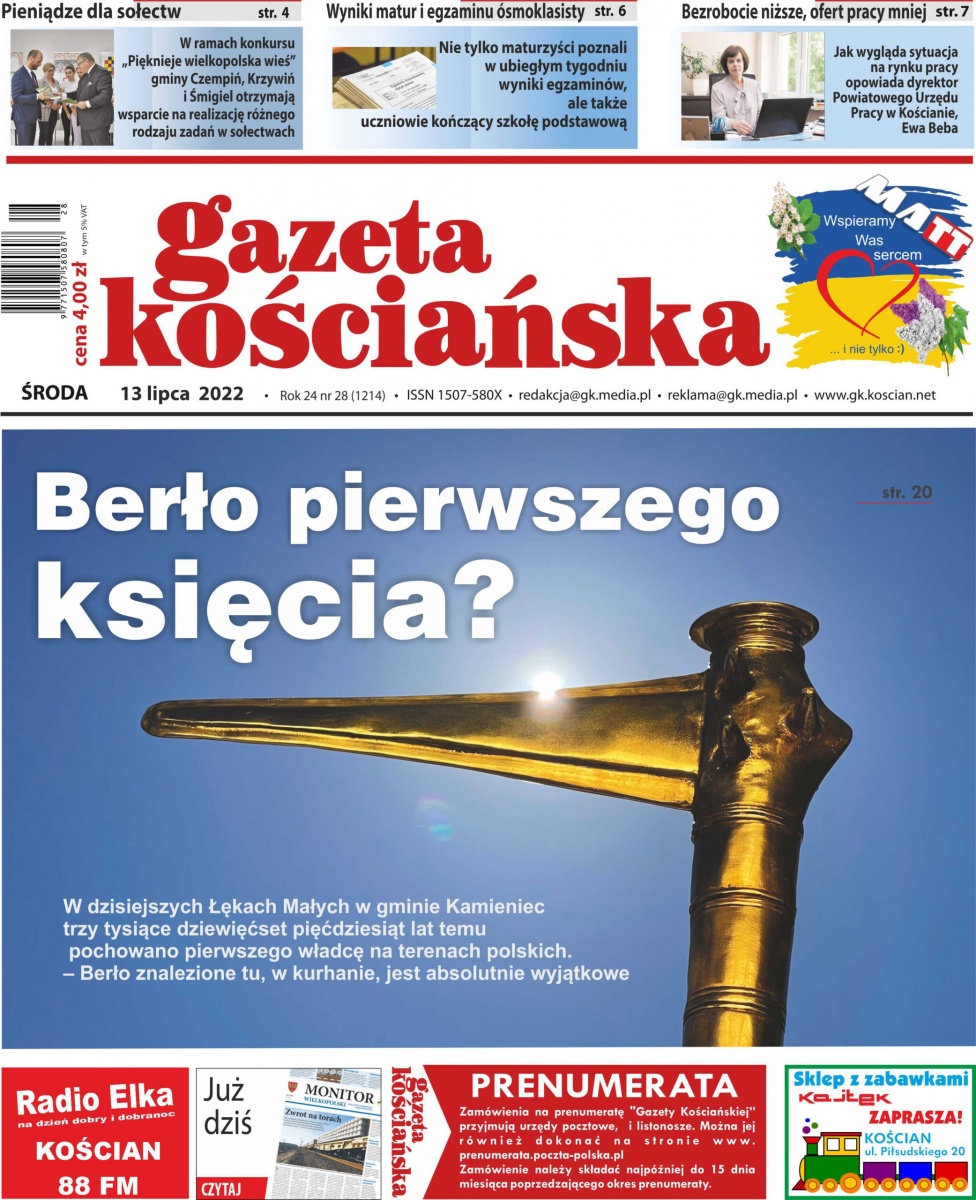 Najnowszy numer Gazety Kościańskiej