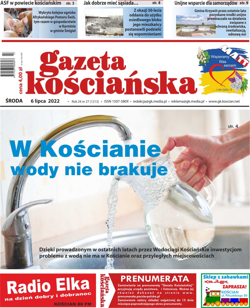 Najnowszy numer Gazety Kościańskiej