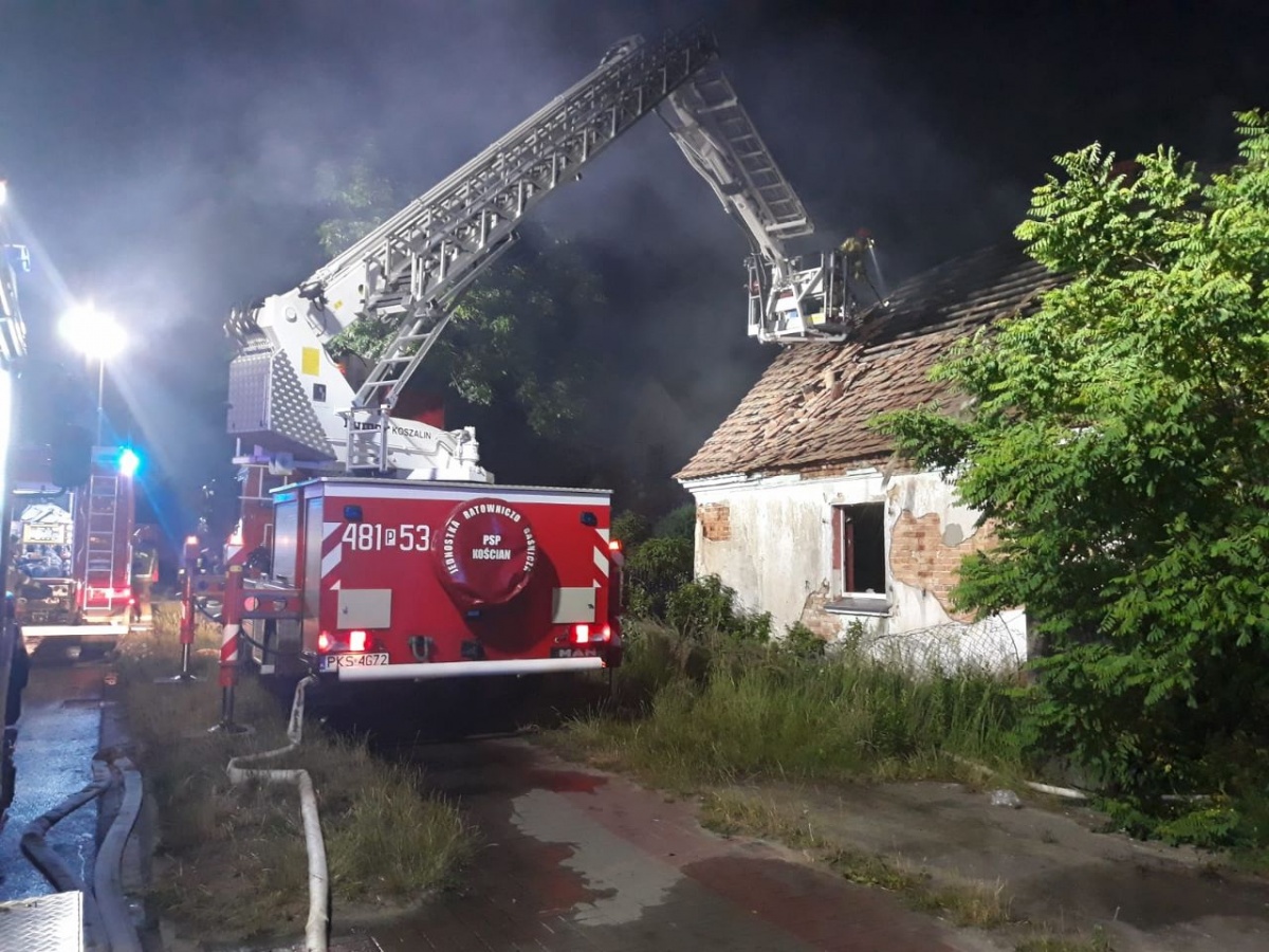 Podpalacz pustostanu w Kiełczewie złapany!