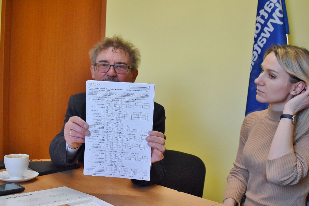 Punkt pomocy dla Ukraińców powstaje w biurze senatora Ziemniaka!