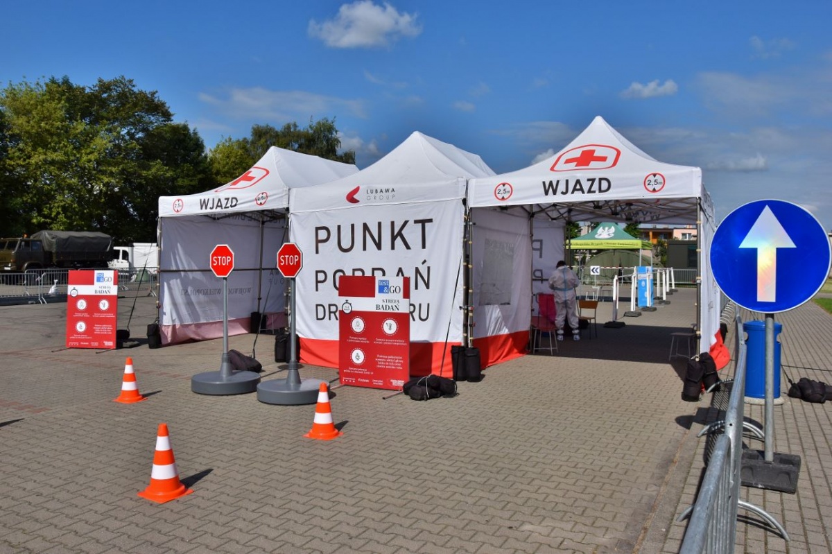 Punkt wymazowy przy pływalni od 2 lutego!