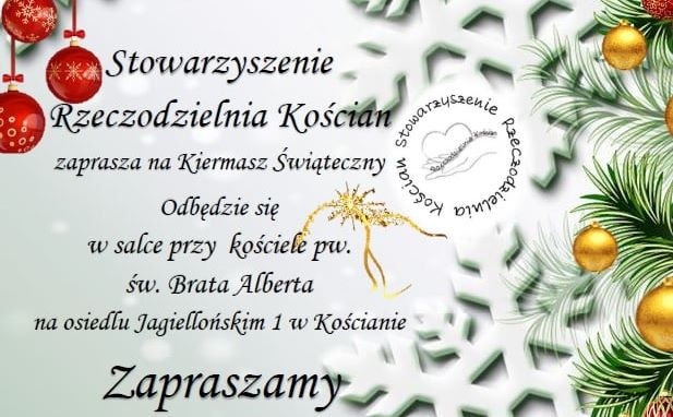 Kiermasz Świąteczny Rzeczodzielni w najbliższy weekend!