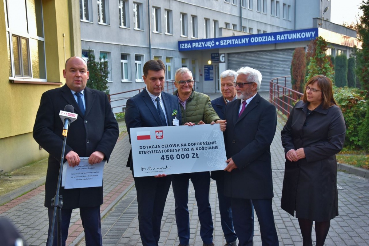 Dotacja na doposażenie sterylizatorni w szpitalu