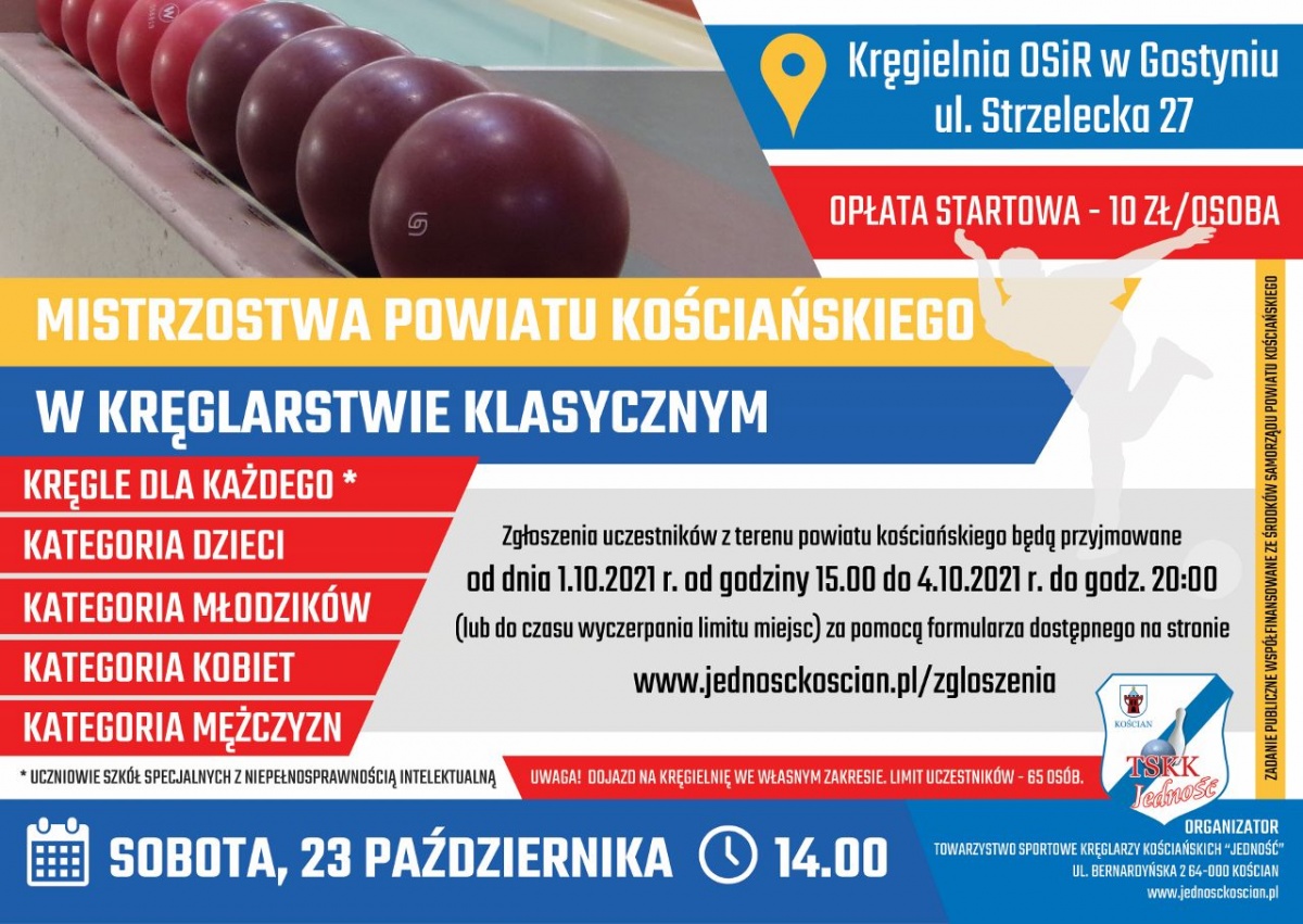 Trwają zapisy na kręglarskie mistrzostwa powiatu!