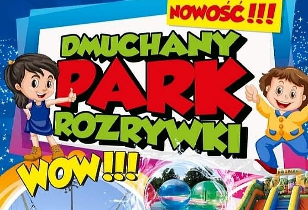 Dmuchany park rozrywki w weekend w Kościanie!