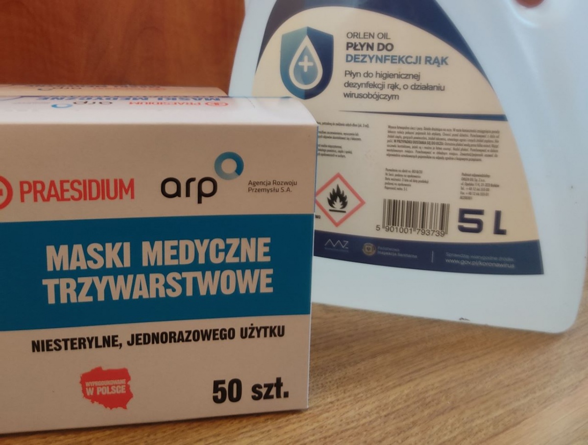 Środki ochrony na nowy rok szkolny