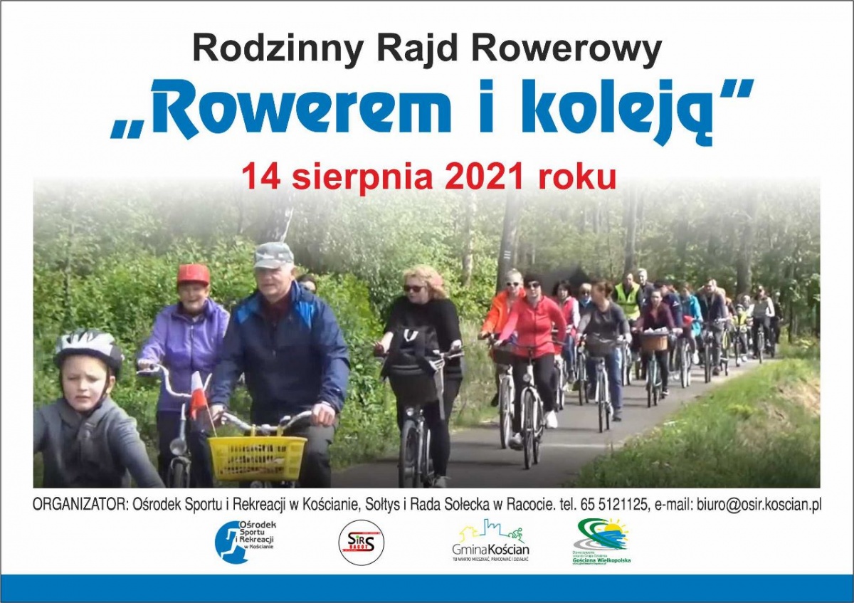 Rowerem i koleją. Rodzinny rajd rowerowy już 14 sierpnia!