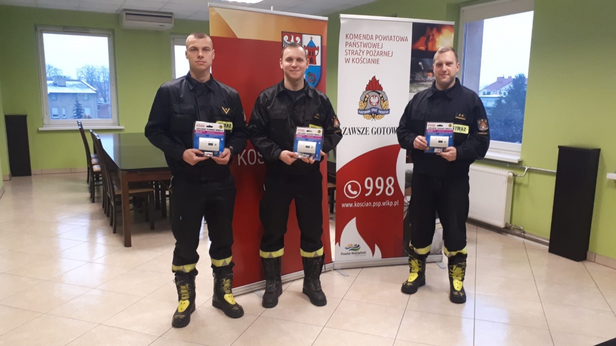 Czujki tlenku węgla dla mieszkańców powiatu