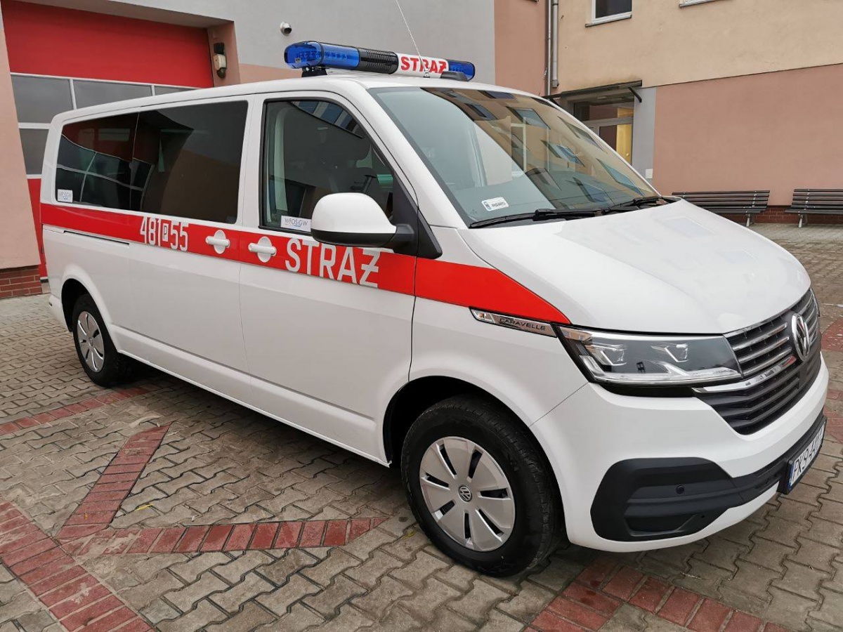 Nowy samochód w KP PSP w Kościanie