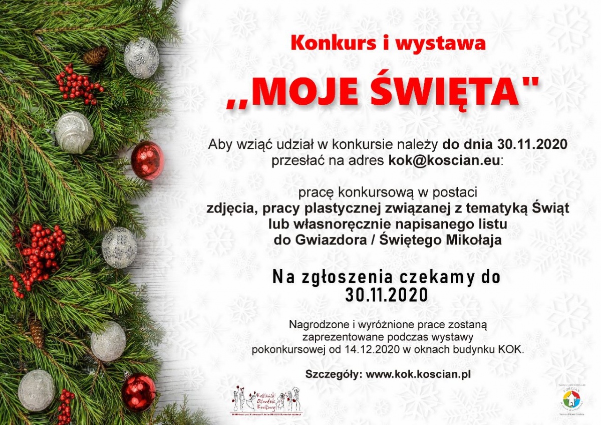 Moje Święta - konkurs fotograficzno-plastyczny!