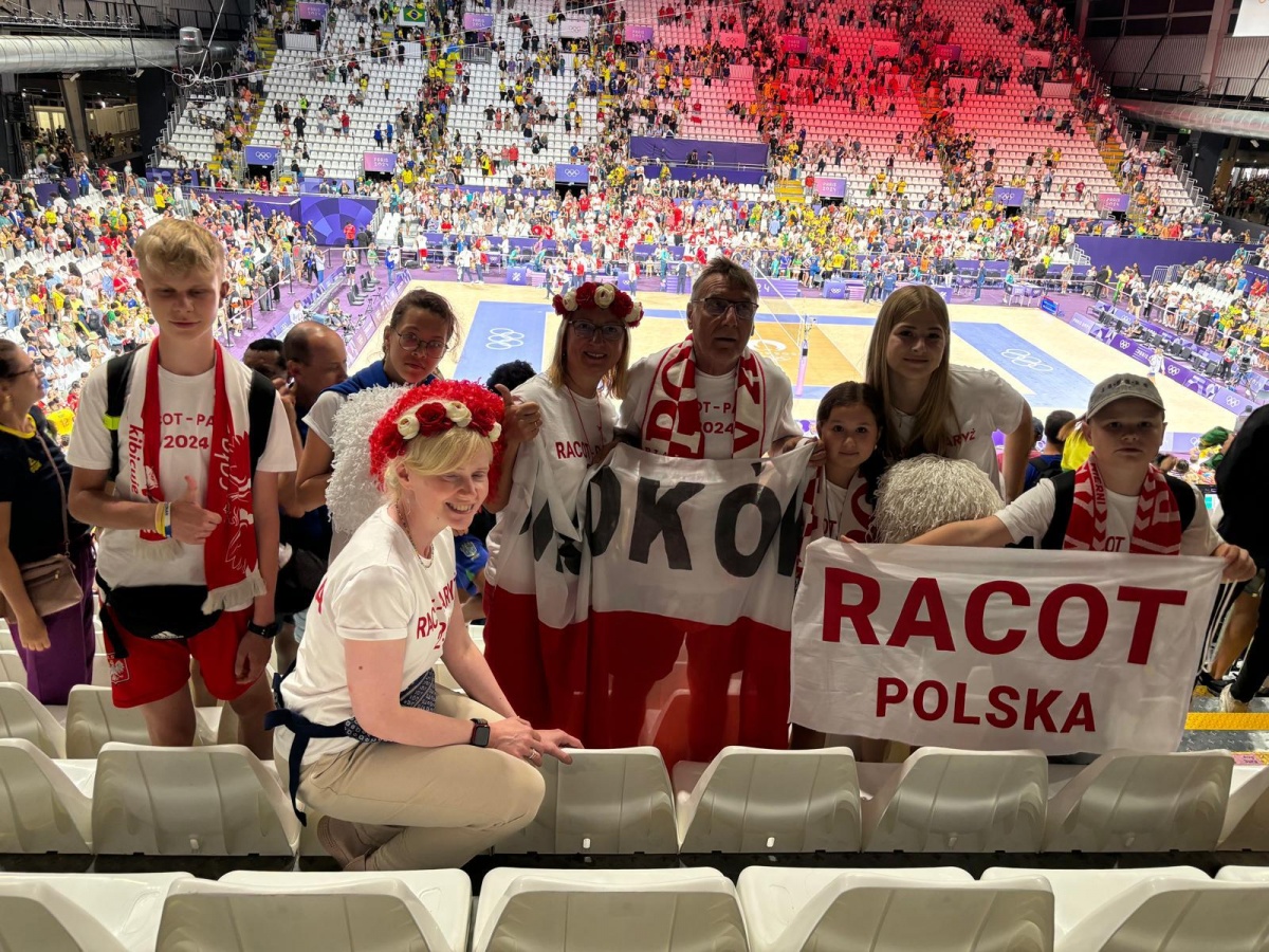 Kibice z Racotu w Paryżu