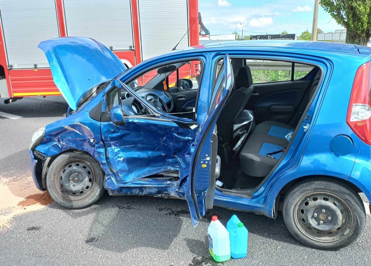 Wypadek na obwodnicy Kościana [ZDJĘCIA]