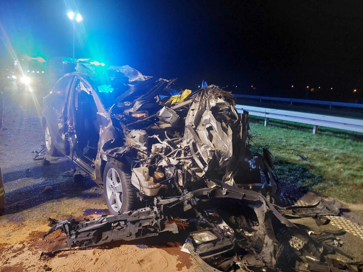Wypadek na S5 koło Śmigla [ZDJĘCIA]