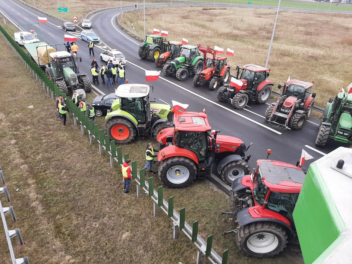 Trwa protest rolników! [ZDJĘCIA]