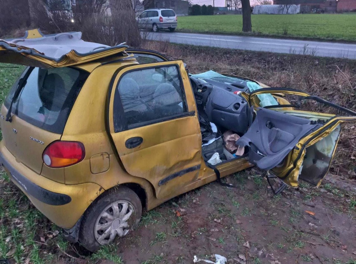 Wypadek między Czempiniem i Borowem [ZDJĘCIA]