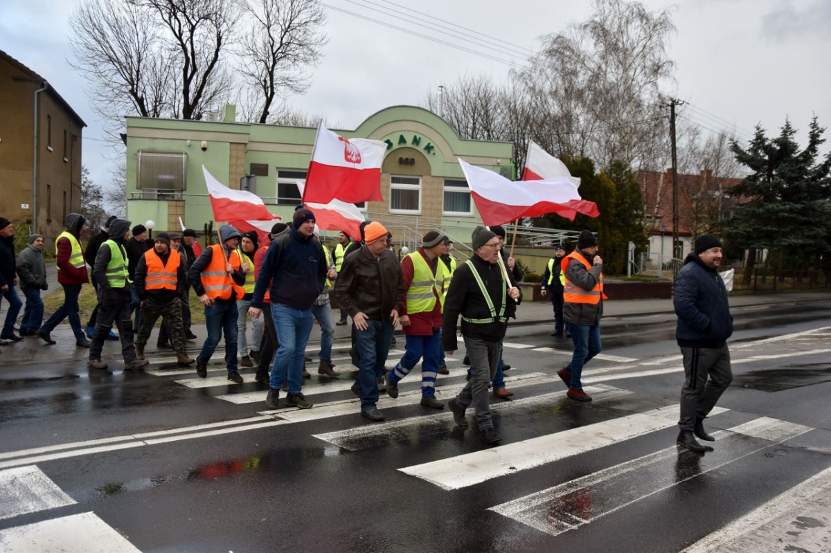 Protest rolników w Jerce [ZDJĘCIA, FILM]