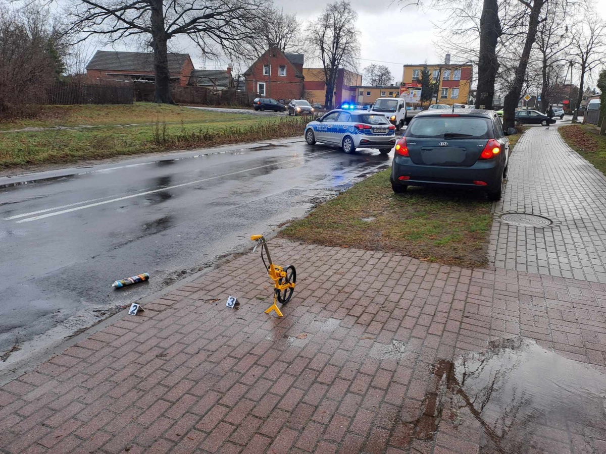 Potrącenie w Starym Bojanowie