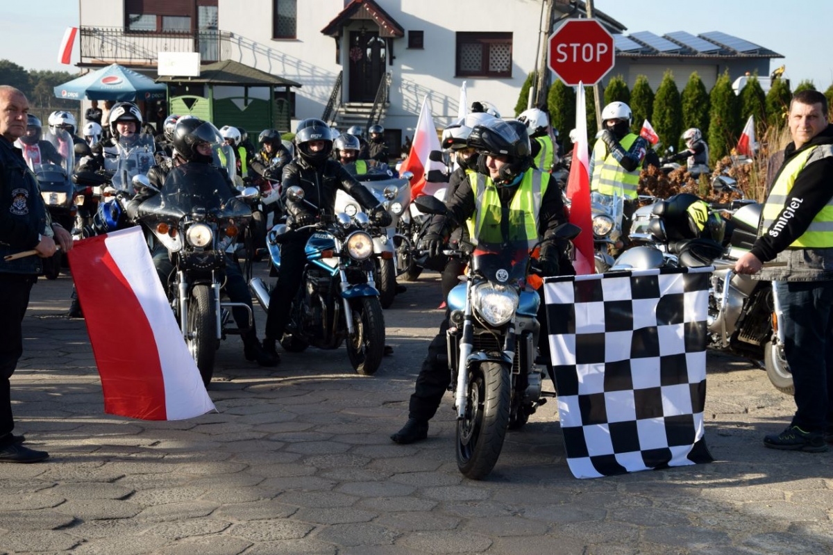 Rajd Motocyklowy z okazji Święta Niepodległości [ZDJĘCIA]