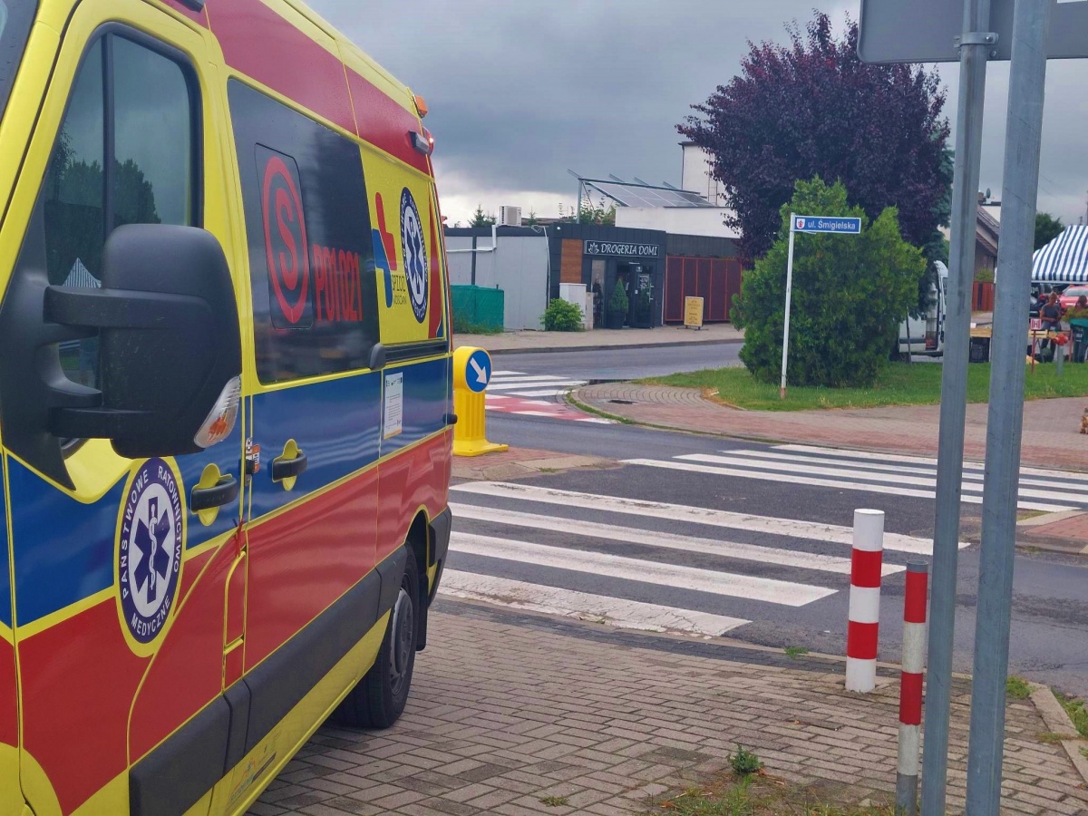 Potrącenie dziecka na Śmigielskiej [ZDJĘCIA]
