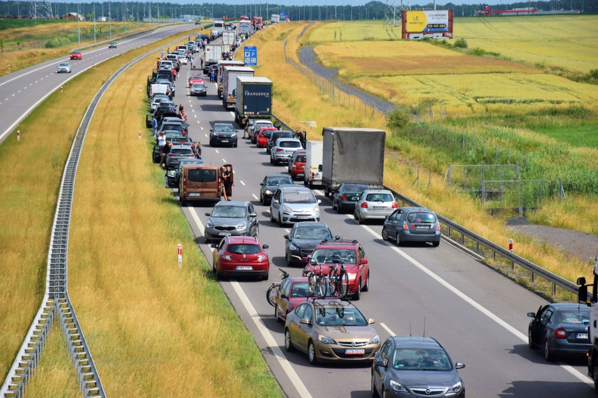 Wypadek na S5. Po chwili drugi [ZDJĘCIA]