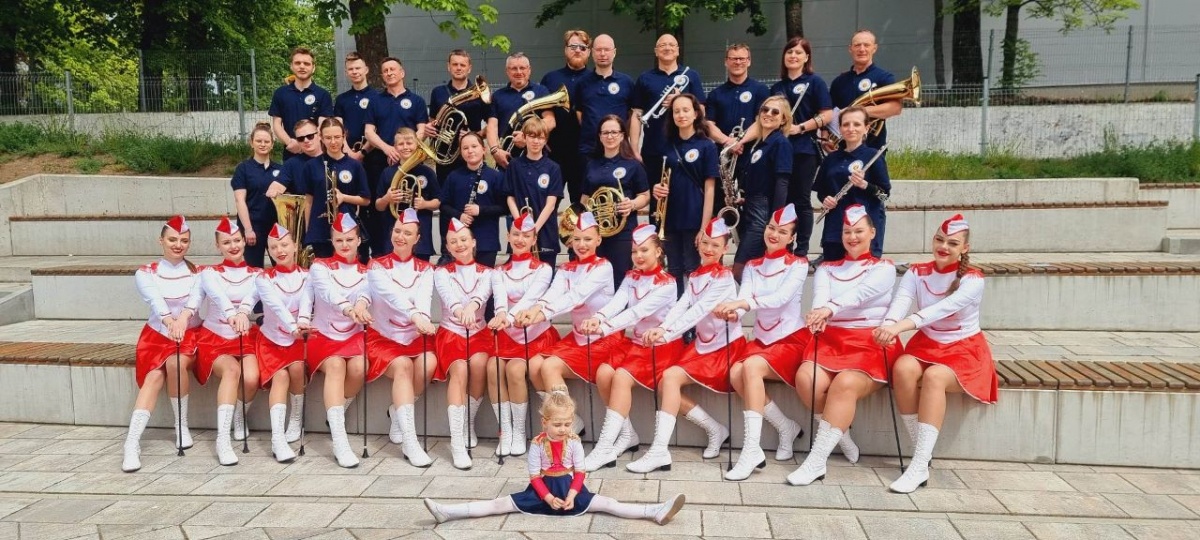 Orkiestra Dęta OSP Krzywiń na festiwalu w Łobzie
