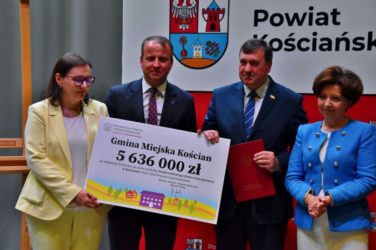Dofinansowanie dla Kościana i powiatu [ZDJĘCIA]