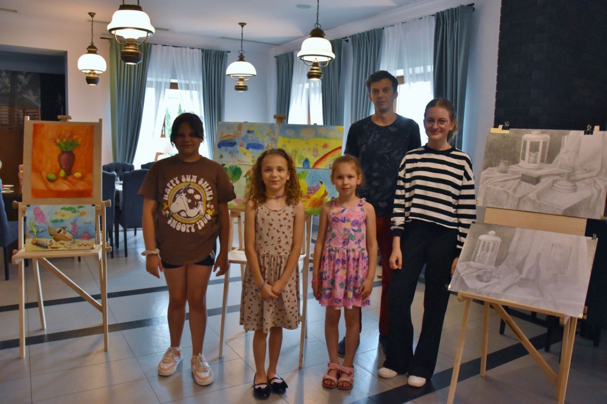 Wystawa prac dzieci w Novopolskiej [ZDJĘCIA]