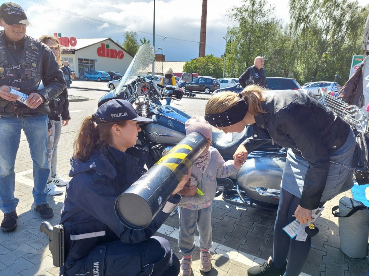 Patrz w lusterka. Akcja policji i motocyklistów w Śmiglu