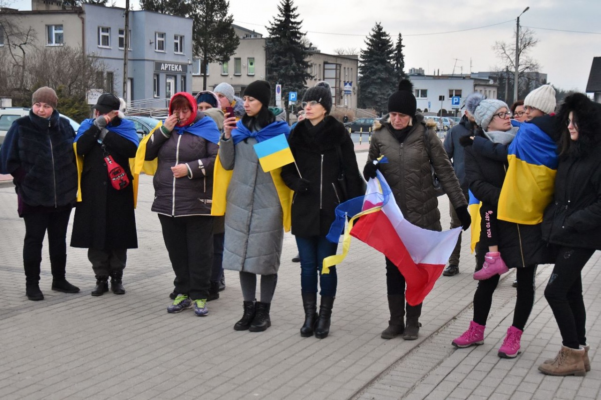 Solidarni z Ukrainą! Happening w Śmiglu [ZDJĘCIA]