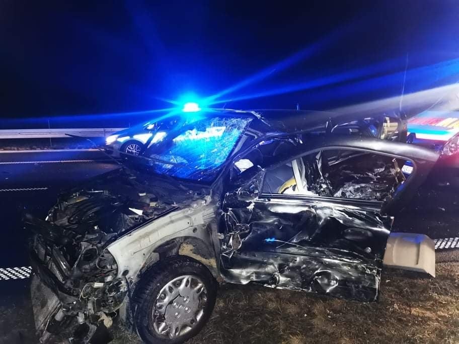 Wypadek na S5. Cztery osoby trafiły do szpitala [ZDJĘCIA]