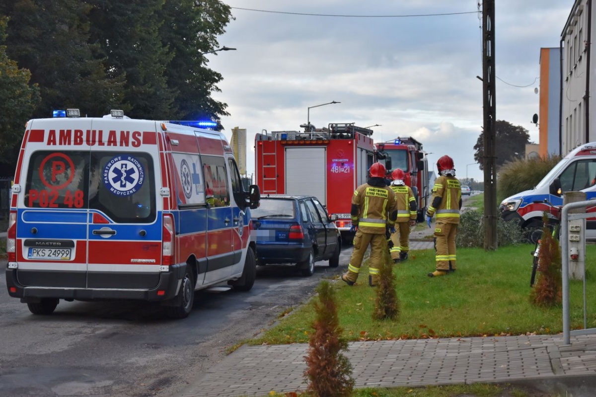 Potrącenie rowerzystki na Nacławskiej [ZDJĘCIA]
