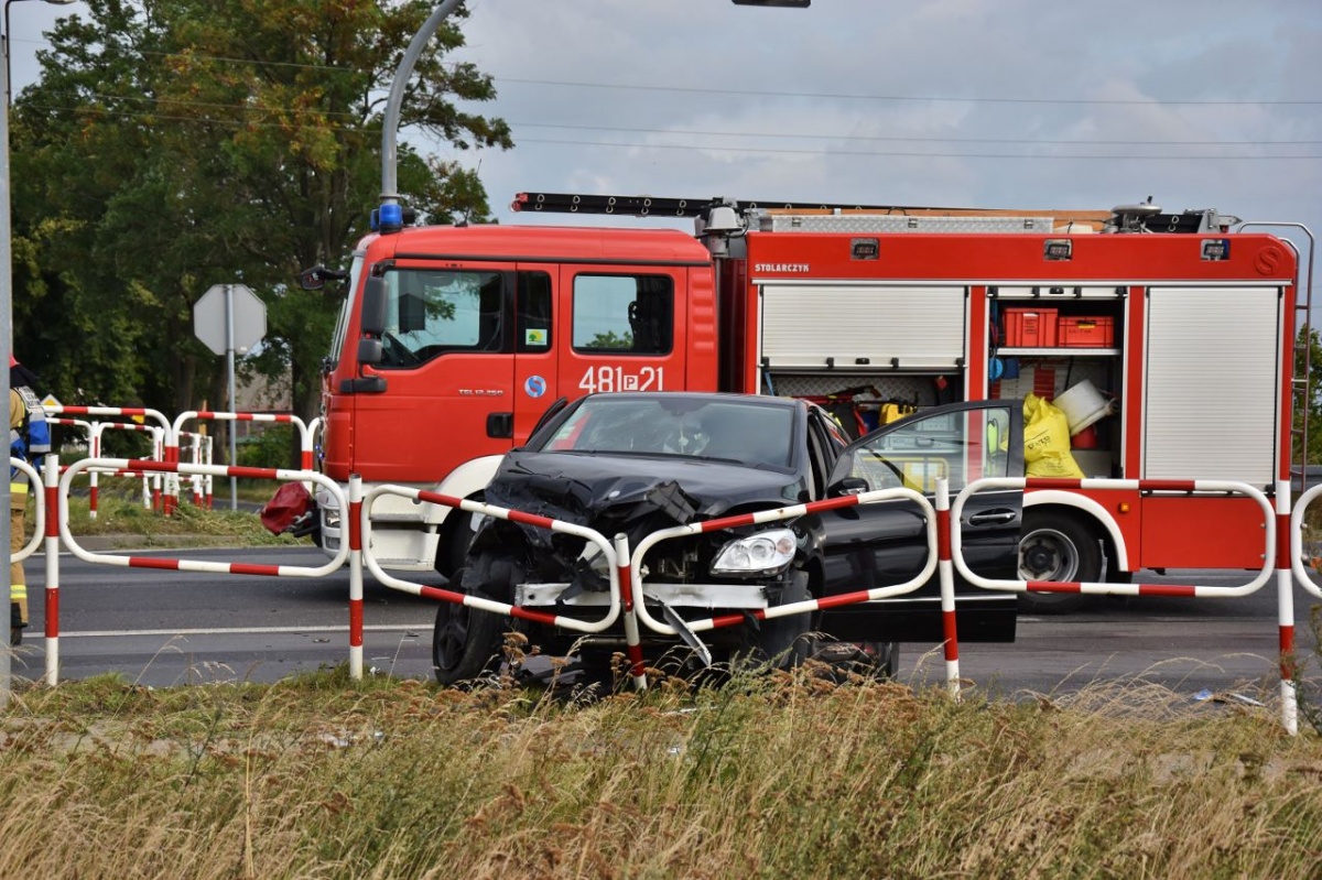 Kolizja na obwodnicy Kościana [ZDJĘCIA]