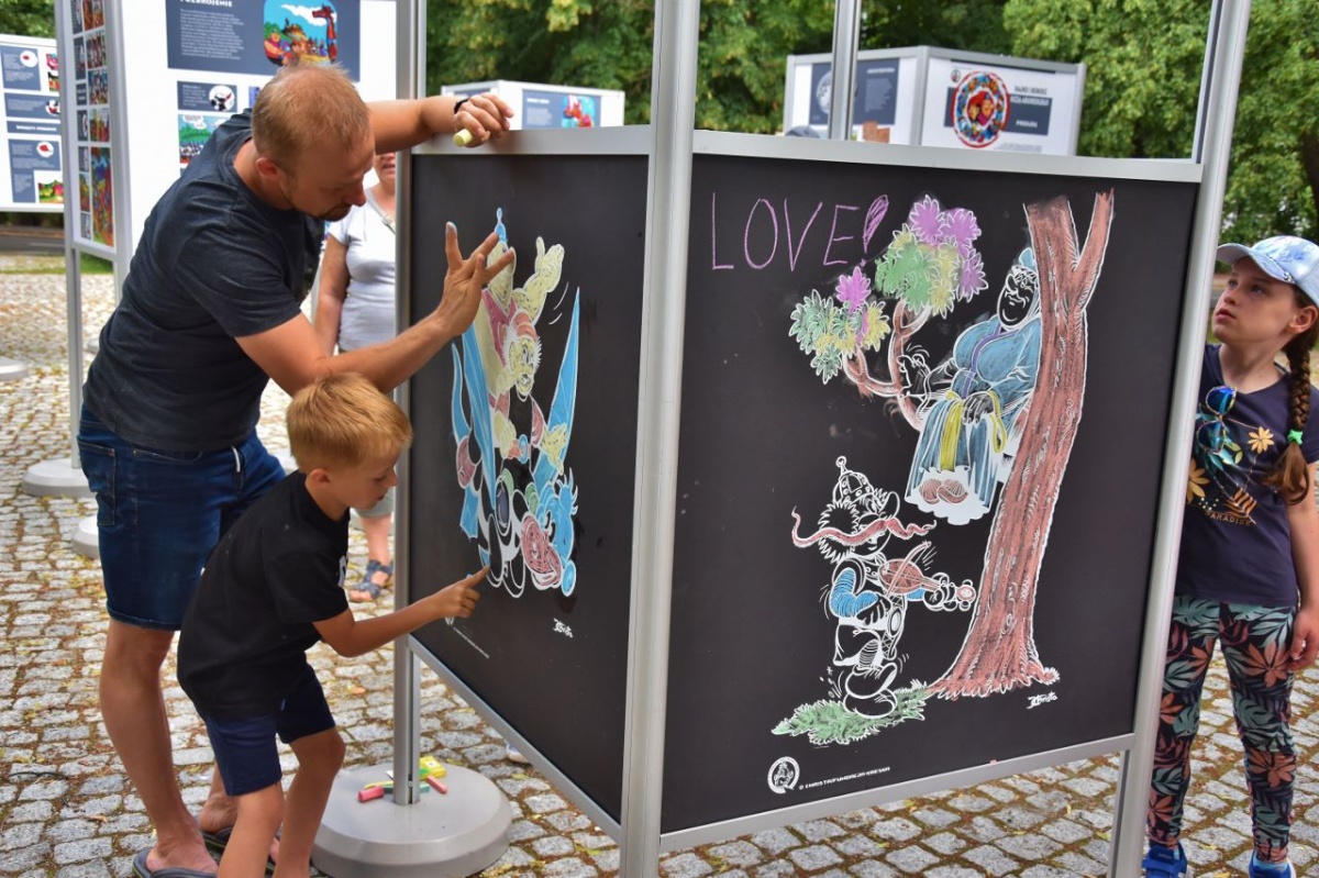 Kajko i kokosz - wystawa i piknik na Placu Wolności [ZDJĘCIA]