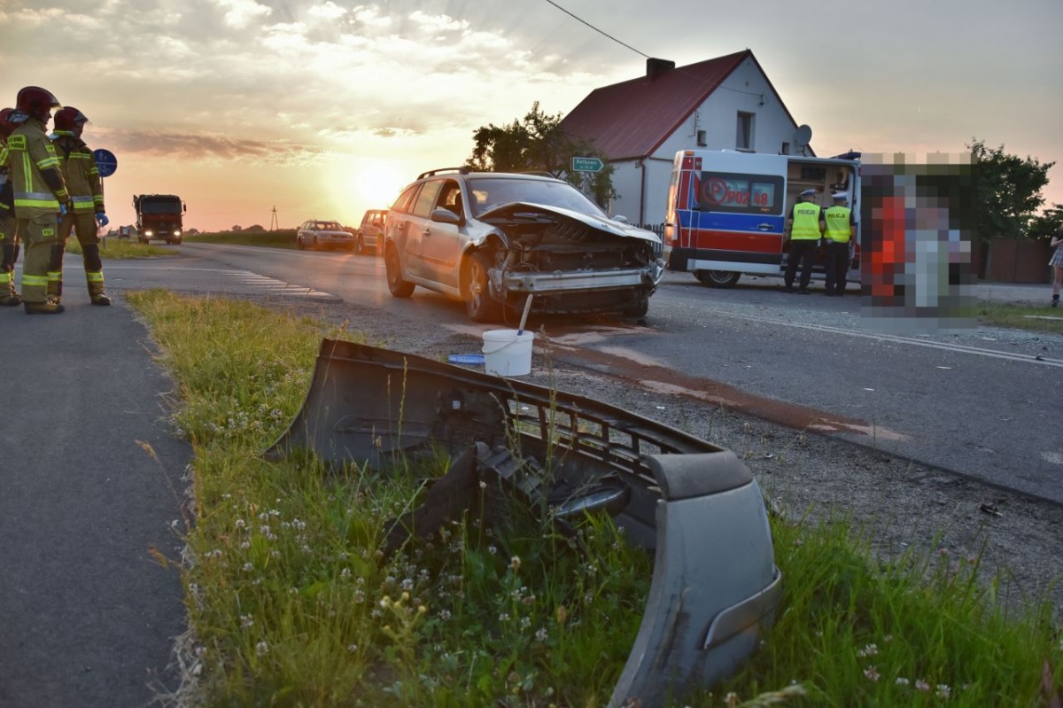 Wypadek w Betkowie. Nie ustąpiła pierwszeństwa [ZDJĘCIA]