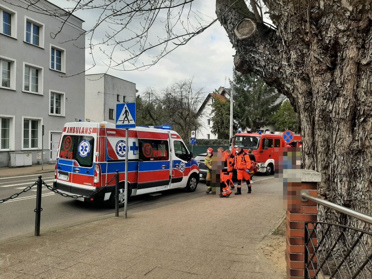 Potrącenie na Nadobrzańskiej w Kościanie [ZDJĘCIA]