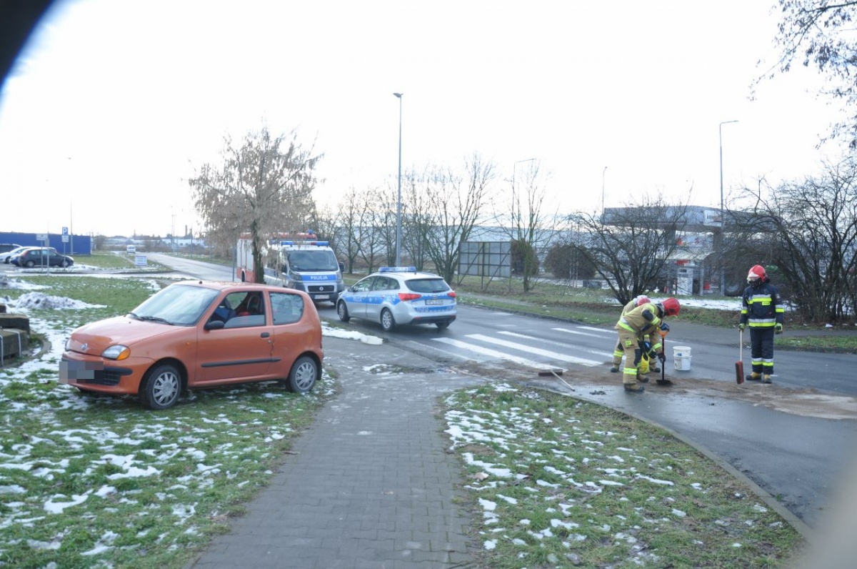 Kolizja na Śmigielskiej w Kościanie [ZDJĘCIA]