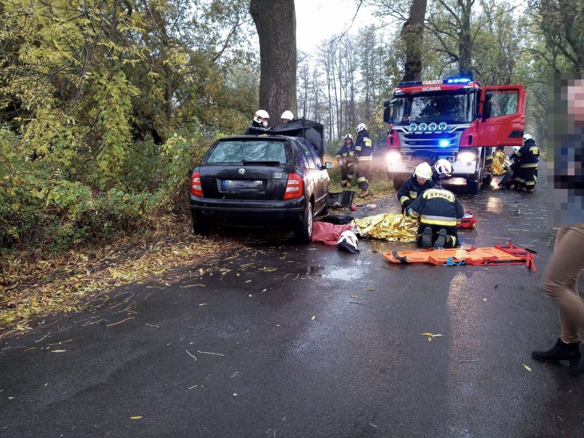 Wypadek koło Karmina! Trzy osoby w szpitalu [ZDJĘCIA]