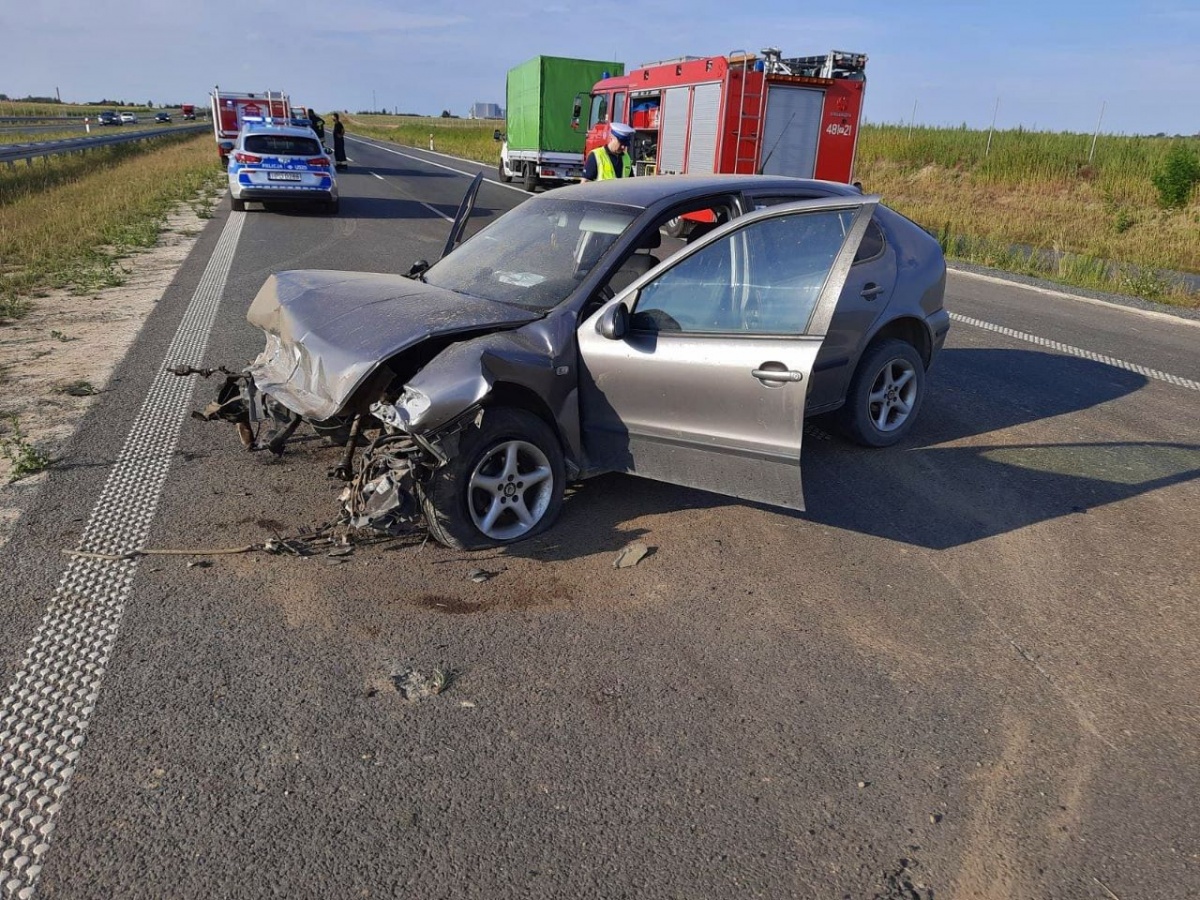 Wypadek na S5 koło Śmigla [ZDJĘCIA]