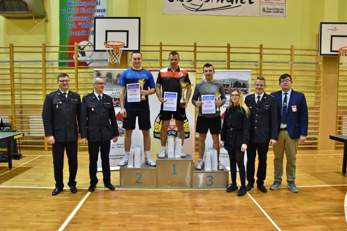 Mistrzostwa Strażaków w Tenisie Stołowym [ZDJĘCIA]