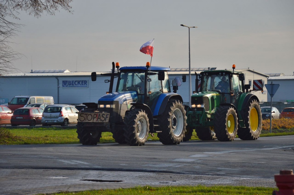 Protest rolników na 
