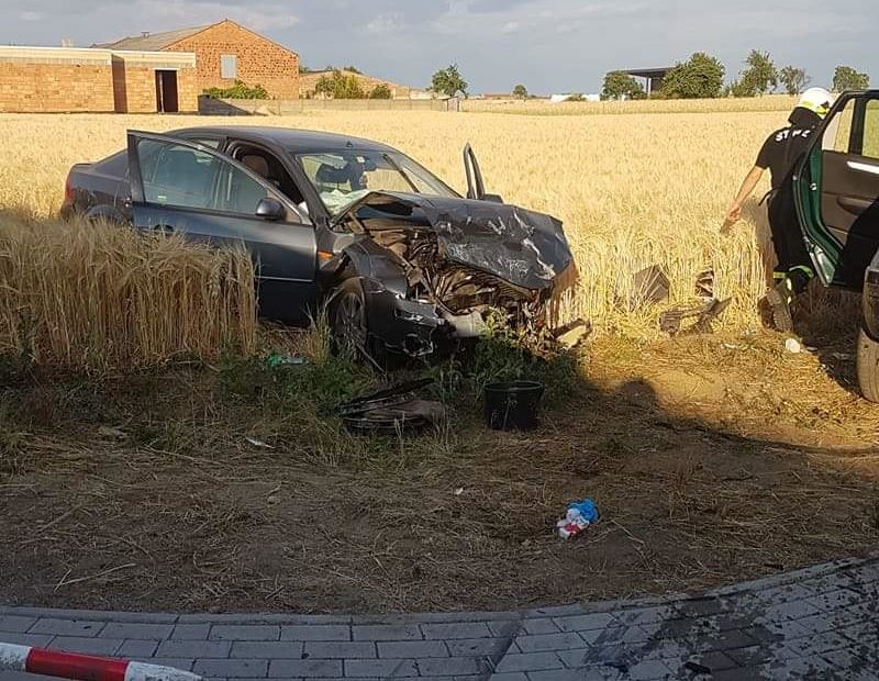 Wypadek koło Nowego Białcza [ZDJĘCIA]