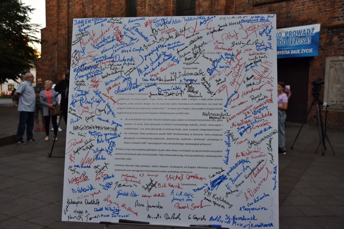 Setki kościaniaków podpisały list do Prymasa [ZDJĘCIA]