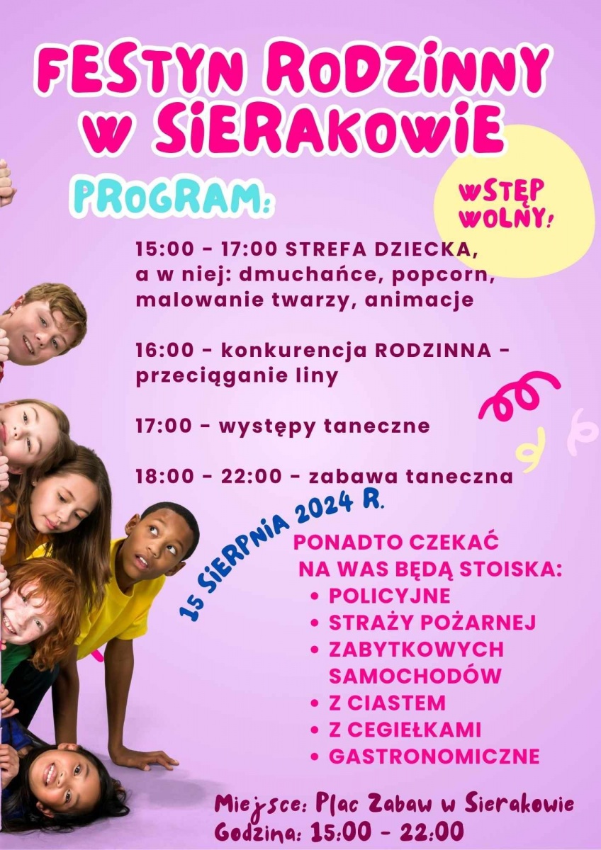 Festyn w Sierakowie już w czwartek!